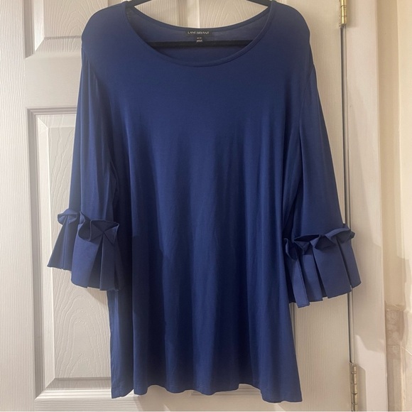 ❤️2/$15 or 3/$21❤️ Lane Bryant 3/4 Sleeve Top, Size 18/20 - Picture 2 of 8